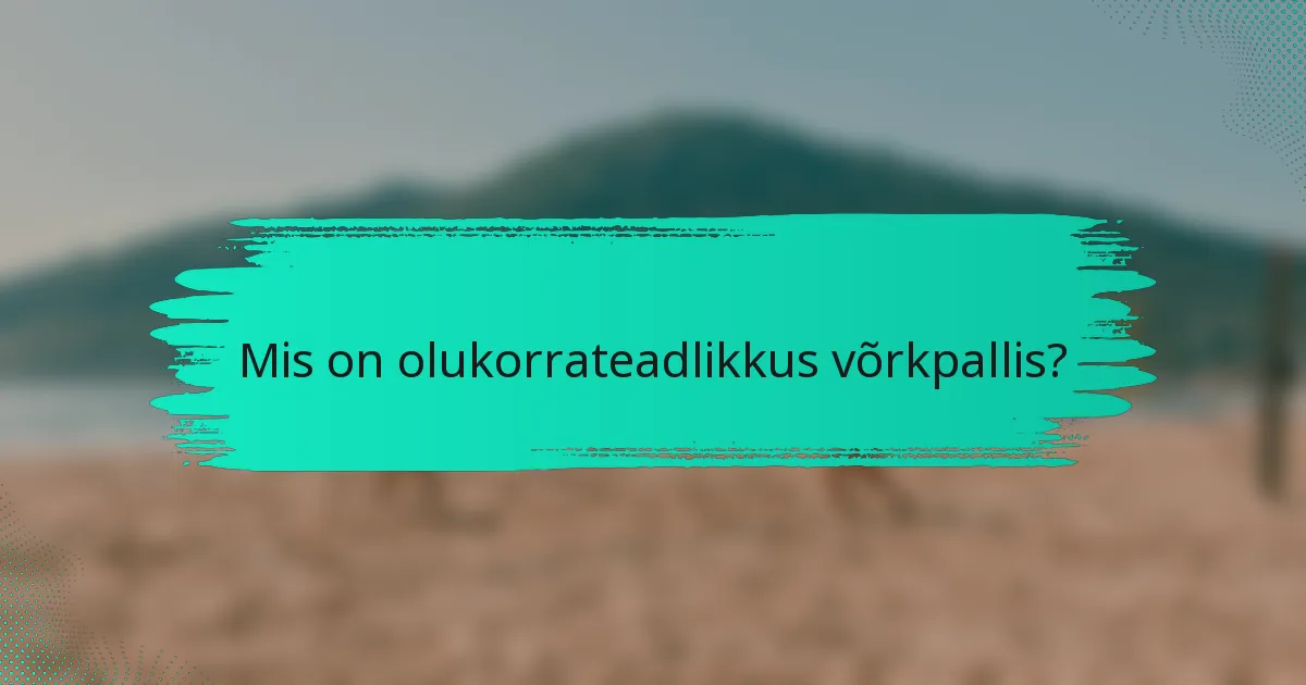 Mis on olukorrateadlikkus võrkpallis?